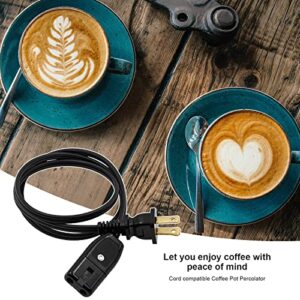 NEW 1/2 inch 2ft Cord compatible with Farberware Coffee Pot Percolator CORD