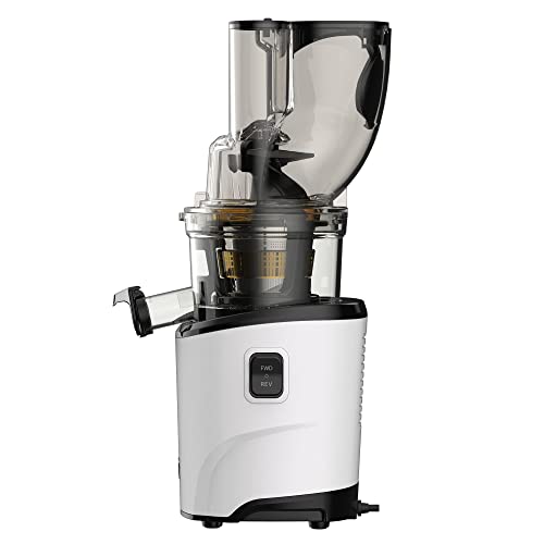 Kuvings Whole Slow Juicer | Cold Press Masticating Juicer Machine | Extra Wide 88mm & 48mm Food Chutes | Quiet Strong Motor | Auto-Cuts Whole Fruits & Veggies | Smoothie Sorbet Attachment | Easy Clean