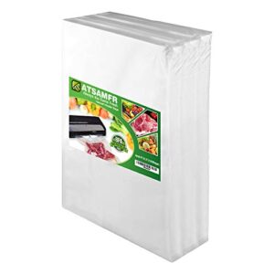 atsamfr 4mil100 quart size 8x12inch vacuum sealer food bags with bpa free,heavy duty,great for vac storage or sous vide cooking