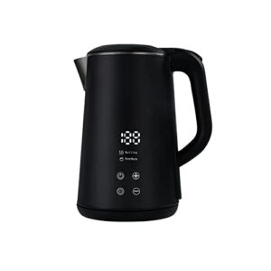 murasakino electric kettle,electric kettle temperature control,touch screen control, 12 hour keep warm function,electric kettle with temperature control,bpa free tea kettle,black