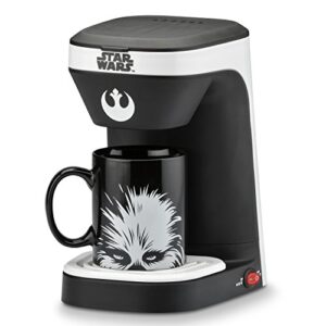 star wars 1-cup coffee maker with mug,black,single serve