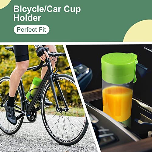 Portable Blender, Personal Blender with USB Rechargeable Mini Fruit Juice Mixer, Personal Size Blender for Smoothies and Shakes Mini Juicer Cup Travel 380ML