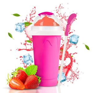 benlight slushy cup | travel portable instant slushie maker cup double layer | tik tok quick frozen magic squeeze cup | homemade milk shake coca cola ice maker | slushy maker cup for kids & family