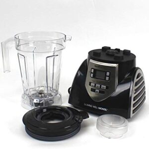 Healthmaster Elite JLA-8 Professional Countertop Blender, Emulsifier 1200-Watt with 60-oz BPA Free Jar Stainless Steel Blades for Frozen Drinks, Smoothies, Sauces & More, Black