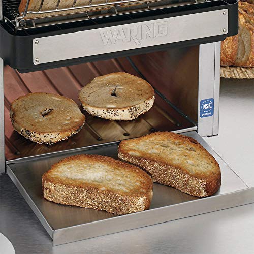 Waring Commercial CTS1000 Coneyer Toaster, 450 Slices per hour, 120V, 1800W, 5-15 Phase Plug