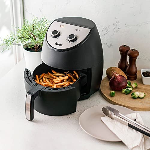 4.2qt Air Fryer Black Matte