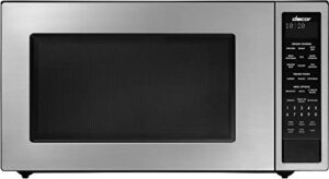 dacor dmw2420s distinctive series counter top or built microwave, 2.0 cu. ft, stainless-steel