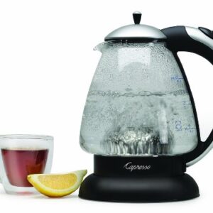 Capresso 259.04 H2O Plus Water Kettle, Matte Silver, 48-Ounce