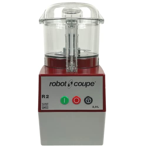 Robot Coupe R2B CLR Commercial Cutter Mixer with 3-Quart Clear Polycarbonate Bowl, 1-HP, 120-Volts