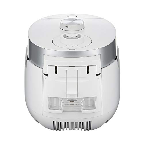 CUCKOO CRP-LHTR0609F | 6-Cup (Uncooked) Twin Pressure Induction Heating Rice Cooker | 16 Menu Options: High/Non-Pressure Steam & More, Stainless Steel Inner Pot, Made in Korea | White