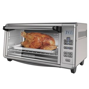 Black+Decker TO3290XSBD Toaster Oven, 8-Slice, Stainless Steel