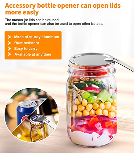 Mason Jar Vacuum Sealer, Electric Mason Jar Vacuum Sealer Kit, Vacuum Sealer for Regular and Wide Mouth Canning Jars, Includes Electric Vacuum Pump and Reusable Vacuum Food Storage Bags