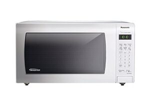 panasonic countertop microwave oven with inverter technology, genius sensor, turbo defrost and 1250w of high cooking power – nn-sn736w – 1.6 cu. ft. (white)