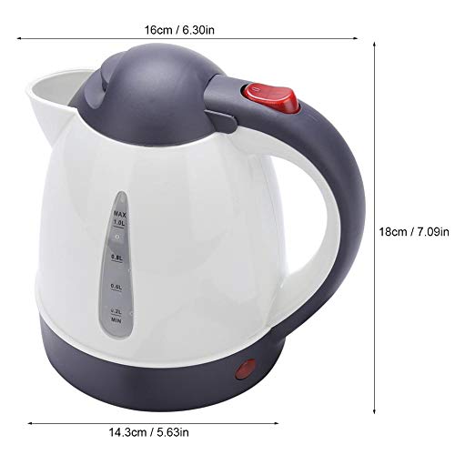 Kettle Electric- Portable 1000ml 12V Travel Car Truck Kettle Water Heater Bottle for Tea Coffee Making