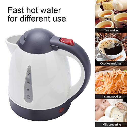 Kettle Electric- Portable 1000ml 12V Travel Car Truck Kettle Water Heater Bottle for Tea Coffee Making