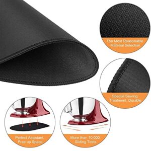 Stand Mixer Sliding Mat for Kitchenaid Mixer, Mixer Mover Slider Mat Compatible with Kitchenaid 4.5-5 Qt Tilt-Head Stand Mixer, Coffee Maker Slider Mat Kitchen Appliances with 2pc Cord Organizers