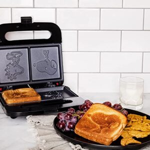 Uncanny Brands Peanuts Grilled Cheese Maker - Make Snoopy and Woodstock Sandwiches - Kitchen Appliance