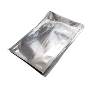 (50) 6”x10” steelpak textured/embossed mylar aluminum foil vacuum sealer bags – quart size hot seal commercial grade food sealer bags for food storage and sous vide (50, 6×10)
