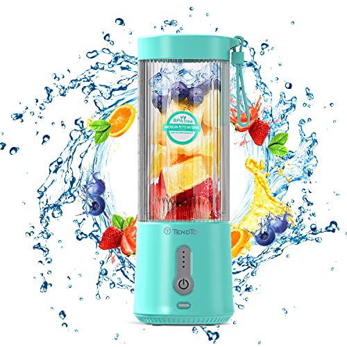 Smoothies Shake Blender with Powerful Blades, Personal Blender for Shakes and Smoothies, Portable Blender Mini Juicer for Kitchen Travel Gym Sports