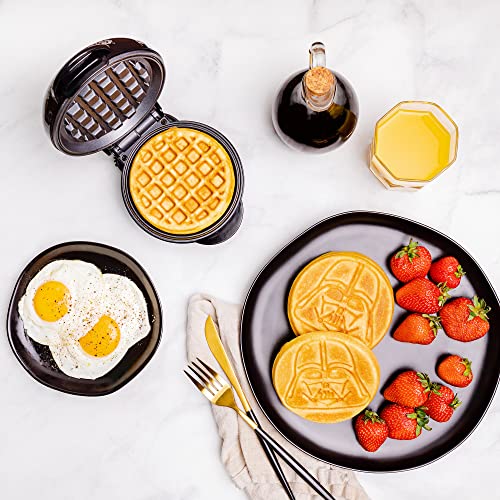 Uncanny Brands Darth Vader Mini Waffle Maker - Star Wars Small Kitchen Appliance