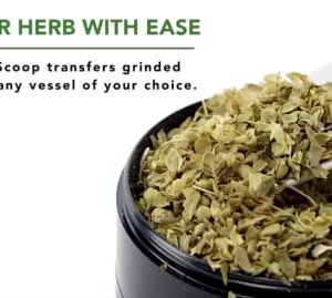 Herb Scoop | Herb Grinder Accessories | Dry Herb Scoop | Works with Grinders | Add Herbs for Cooking |