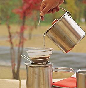 SOTO Helix Coffee Maker - Lightweight, Flexible, High-grade Stainless Steel, and Collapsible Coffee Maker for 2 People