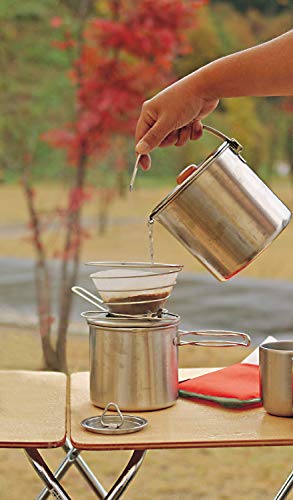 SOTO Helix Coffee Maker - Lightweight, Flexible, High-grade Stainless Steel, and Collapsible Coffee Maker for 2 People