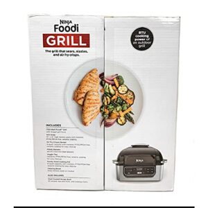 Ninja Foodi 5-in-1 Indoor Grill with 4-Quart Air Fryer with Roast, Bake, Dehydrate, and Cyclonic Grilling Technology, IG301A