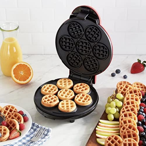 Express Waffle Bite Maker Red