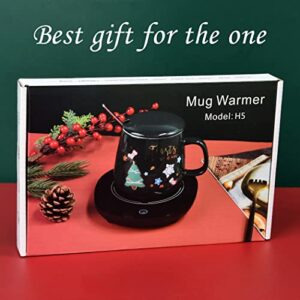 Coffee Mug Warmer, Auto On/Off Gravity-Induction Coffee Mug Cup Warmer for Desk