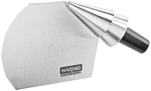 waring commercial large waffle rolling and forming tool, silver