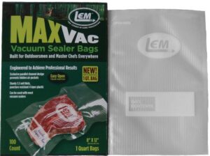 lem products 1089 quart bag vacuum sealer, 100 count