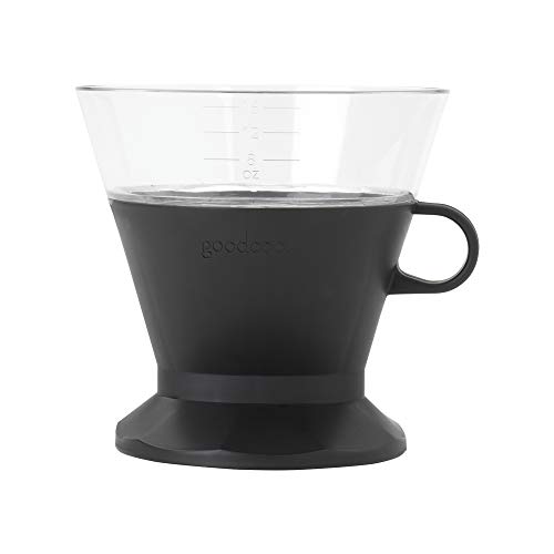 Goodcook Koffe BPA-Free Plastic Auto-Drip Pour Over Coffee Maker with #2 Paper Filters