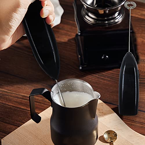 Milk Frother Handheld for Coffee,Foam Maker,Electric Whisk Drink Mixer for Lattes, Cappuccino, Frappe ,Matcha, Hot Chocolate Egg, Mixer Multi-Purpose Hand Blender