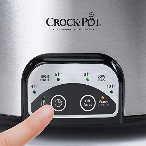 Crock-Pot 4-Quart Smart-Pot Programmable Slow Cooker, Silver