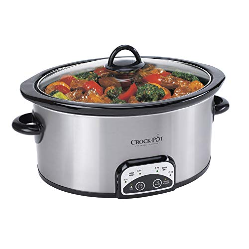 Crock-Pot 4-Quart Smart-Pot Programmable Slow Cooker, Silver