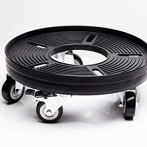 Slim Keg 12" Sturdy Dolly - Inexpensive and Easy Way to Move Sixtel and Quarter Slim Kegs and Small Heavy Pots - Great for Transporting Slim Kegs from Walk-in to Keg Fridge at Bar