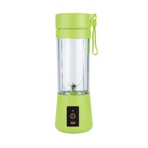 portable blender for shakes and smoothies, usb rechargeable personal juice protein to go mini blender (green)