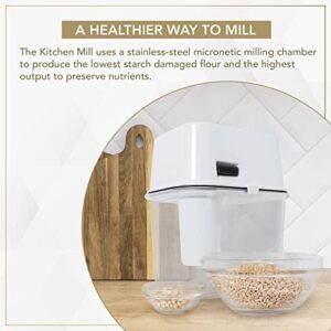 The Kitchen Mill - High Speed Electric Grain Mill - Flour Mill - Grain Grinder - Wheat Grinder - Assembled in the USA