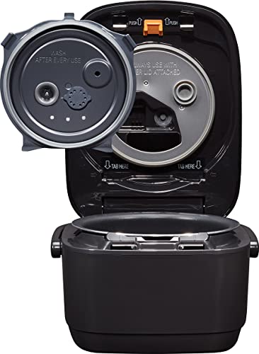 Zojirushi NW-JEC18BA Pressure Induction Heating (IH) Rice Cooker & Warmer, 10-Cup, Made in Japan