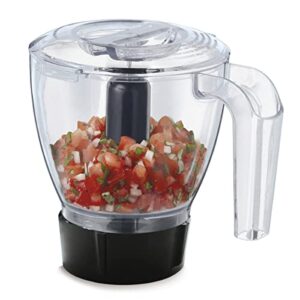 oster fresh plus 3 cup food processor attachment, easily fits on most oster blenders, fast and convenient chopping, black