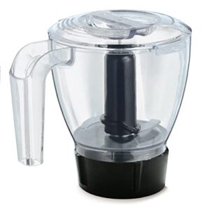 Oster Fresh Plus 3 Cup Food Processor Attachment, Easily Fits on Most Oster Blenders, Fast and Convenient Chopping, Black