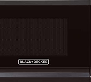 BLACK+DECKER Compact Countertop Microwave Oven 0.7 Cu. Ft. 700-Watts with LED Lighting, Child Lock, White