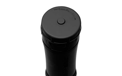 Grindarolla Cone Loading Grinder | Matte Black | Pack Your Pre-Rolled Cones and Grind Your Contents for a Quick, Convenient, Durable, Simple Experience