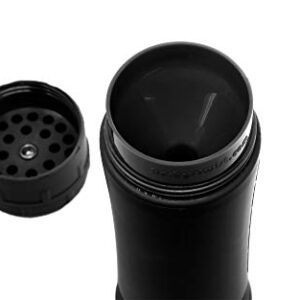 Grindarolla Cone Loading Grinder | Matte Black | Pack Your Pre-Rolled Cones and Grind Your Contents for a Quick, Convenient, Durable, Simple Experience