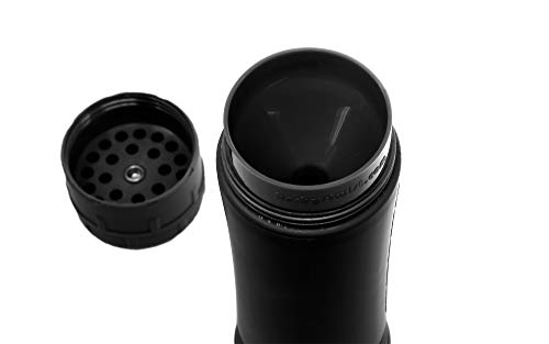 Grindarolla Cone Loading Grinder | Matte Black | Pack Your Pre-Rolled Cones and Grind Your Contents for a Quick, Convenient, Durable, Simple Experience