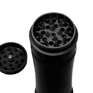 Grindarolla Cone Loading Grinder | Matte Black | Pack Your Pre-Rolled Cones and Grind Your Contents for a Quick, Convenient, Durable, Simple Experience