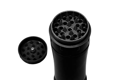 Grindarolla Cone Loading Grinder | Matte Black | Pack Your Pre-Rolled Cones and Grind Your Contents for a Quick, Convenient, Durable, Simple Experience