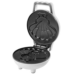 Thanksgiving Turkey Mini Waffle Maker - Make Holiday Breakfast Special for Kids & Adults w/ Cute Design, 4" Waffler Iron Electric Nonstick Appliance - Fun & Festive, Fall Gift, Recipes Included
