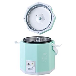 cmcncbc mini rice cooker, electric lunch box, travel rice cooker small, portable rice cooker, removable non-stick pot, keep warm function, suitable for 1-2 people – for cooking soup, rice, stews, grains & oatmeal